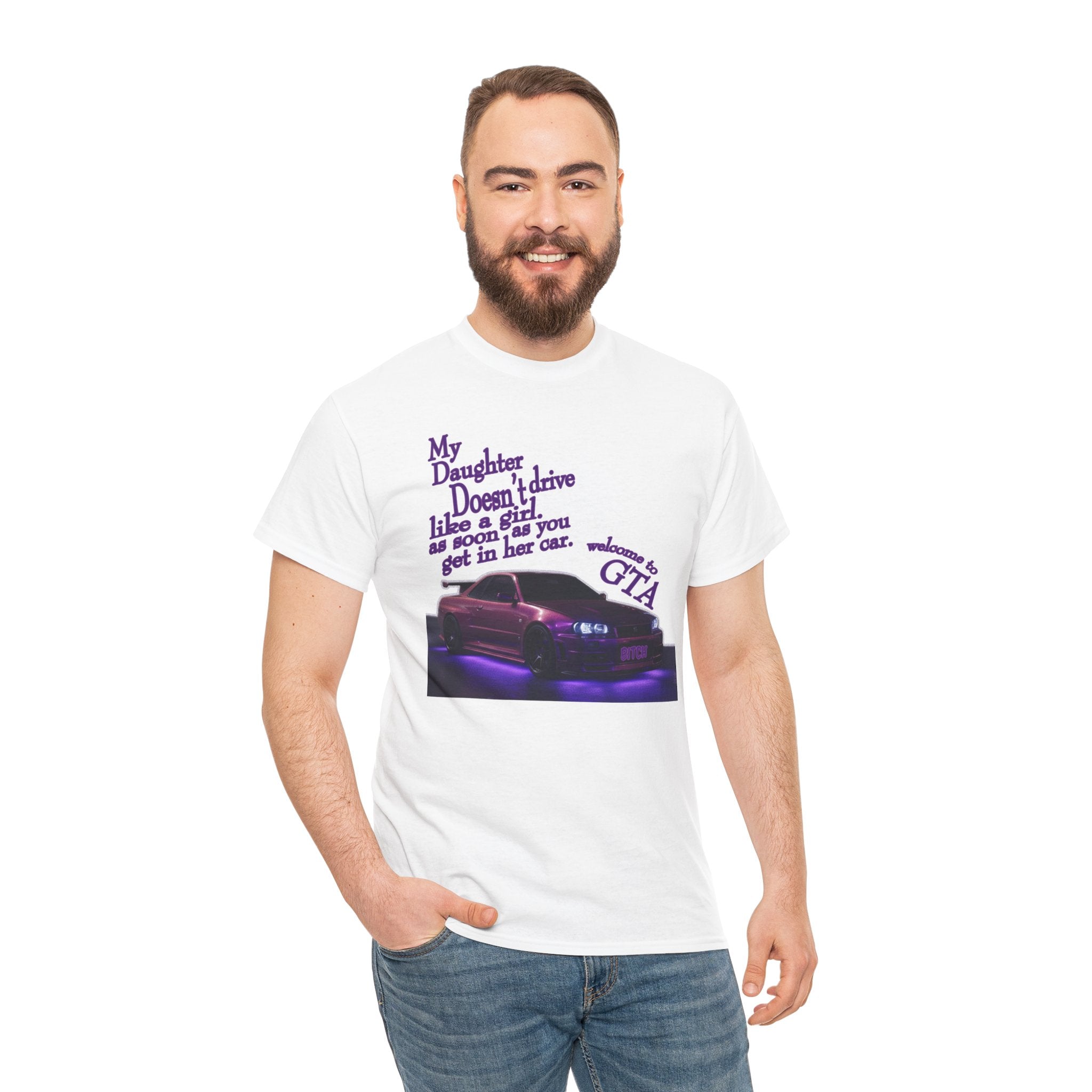 Daughter Doesn’t Drive Like A Girl Purple