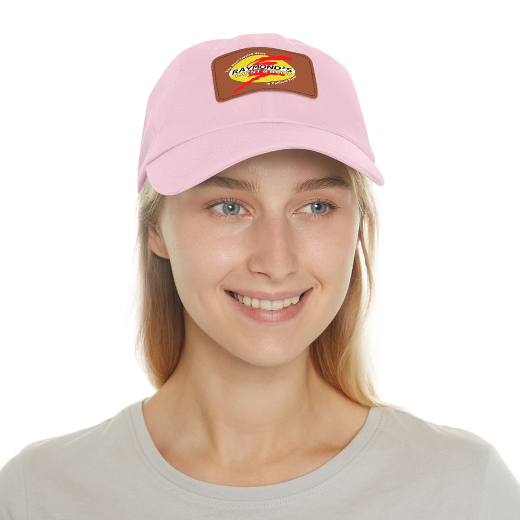 Raymond's Paint & Body Logo / Leather Patch Hat