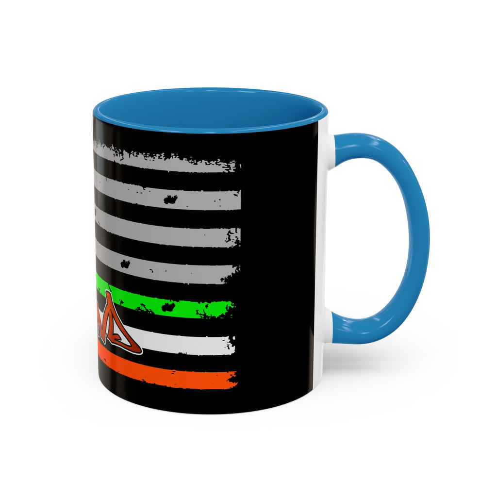 American/Ireland Flag / Accent Coffee Mug 11/15oz
