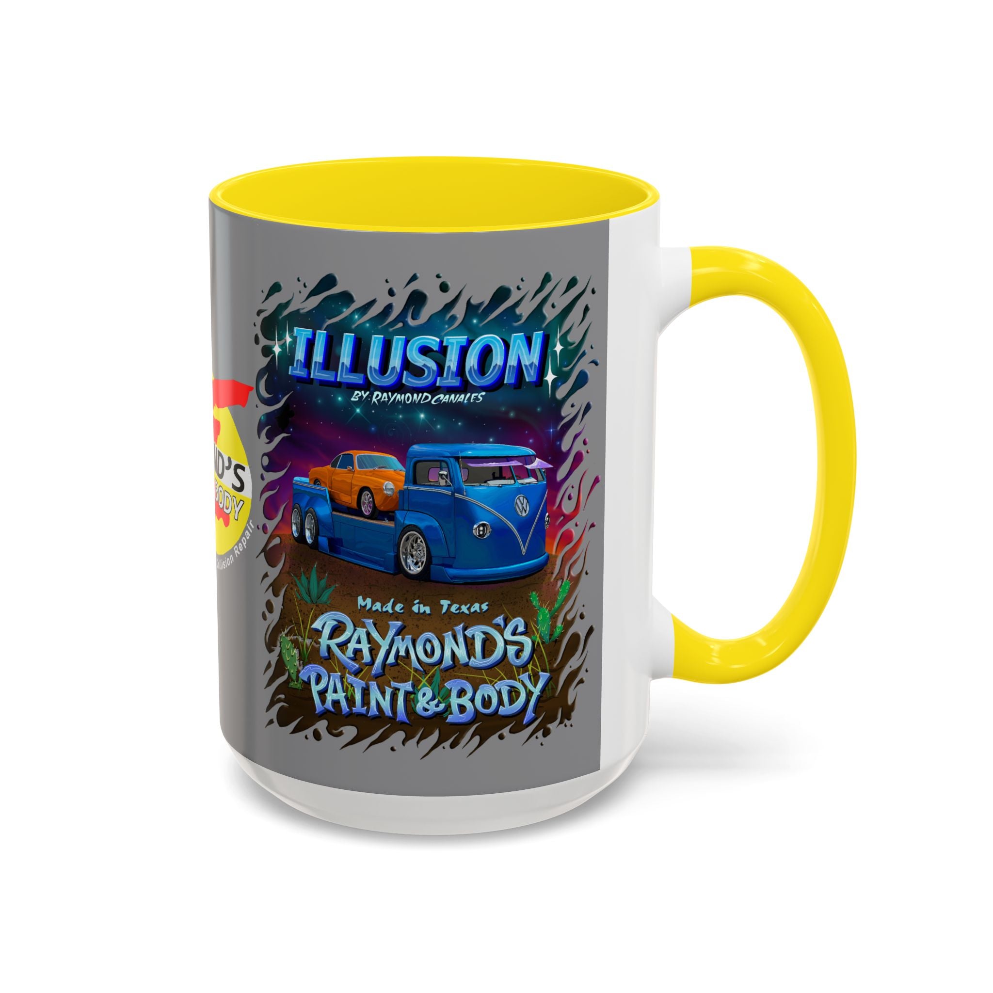 Raymond's Paint & Body Logo / Accent Coffee Mug 11/15oz