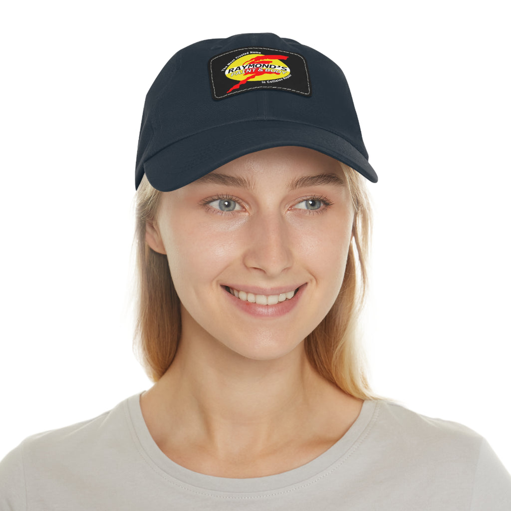 Raymond's Paint & Body Logo / Leather Patch Hat