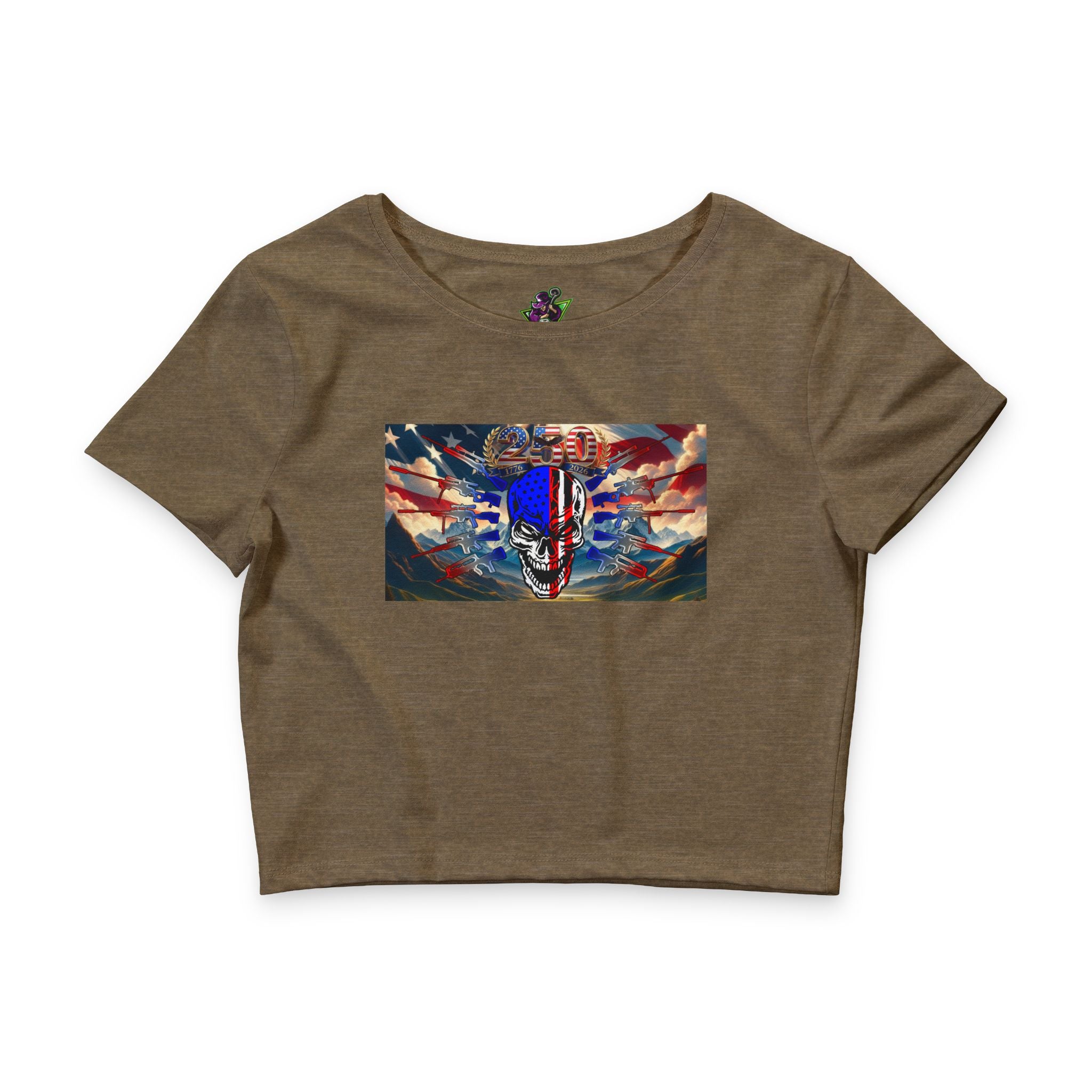 Skull & Guns 250 / Crop Tee