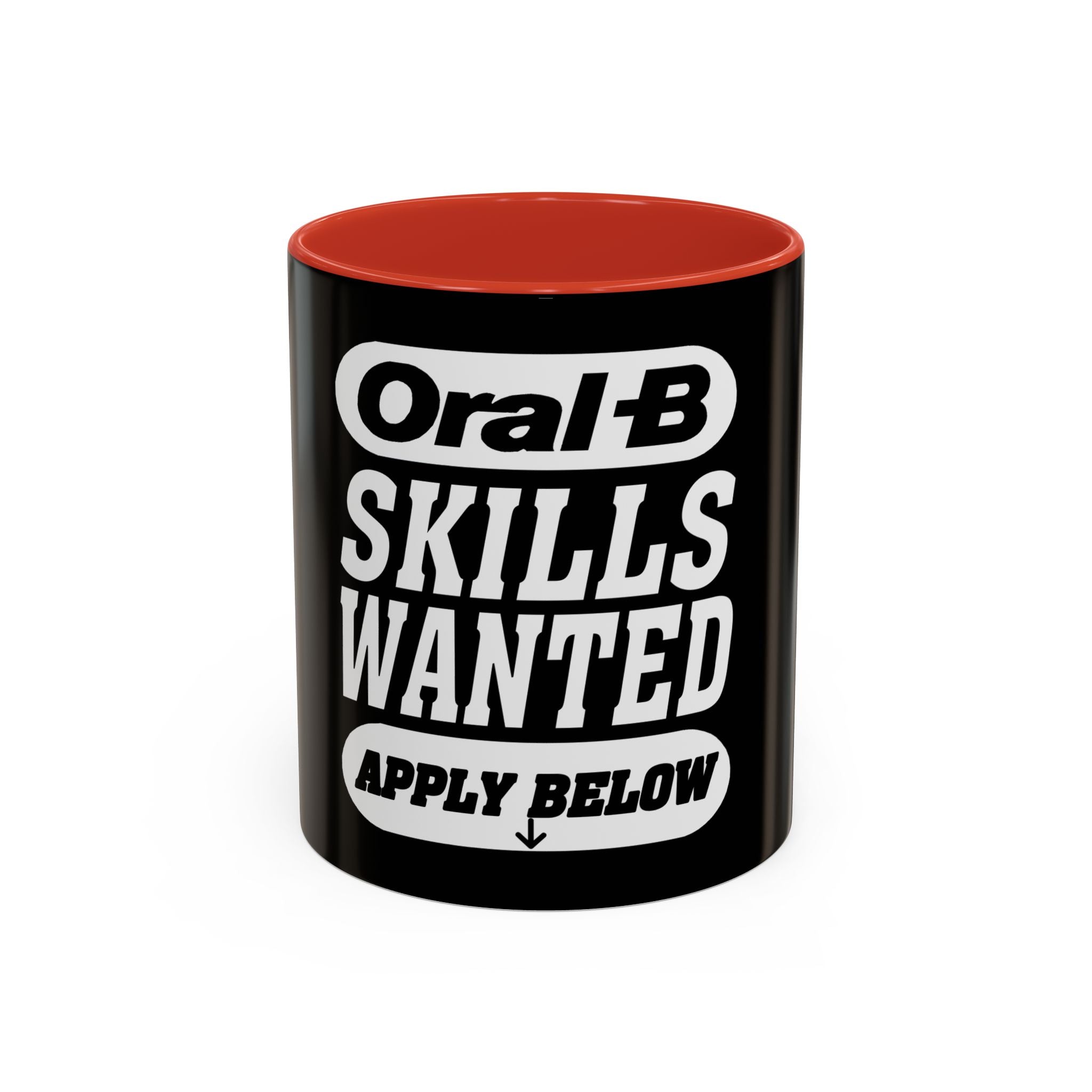 Oral-B Skills Wanted /Accent Coffee Mug 11/15oz
