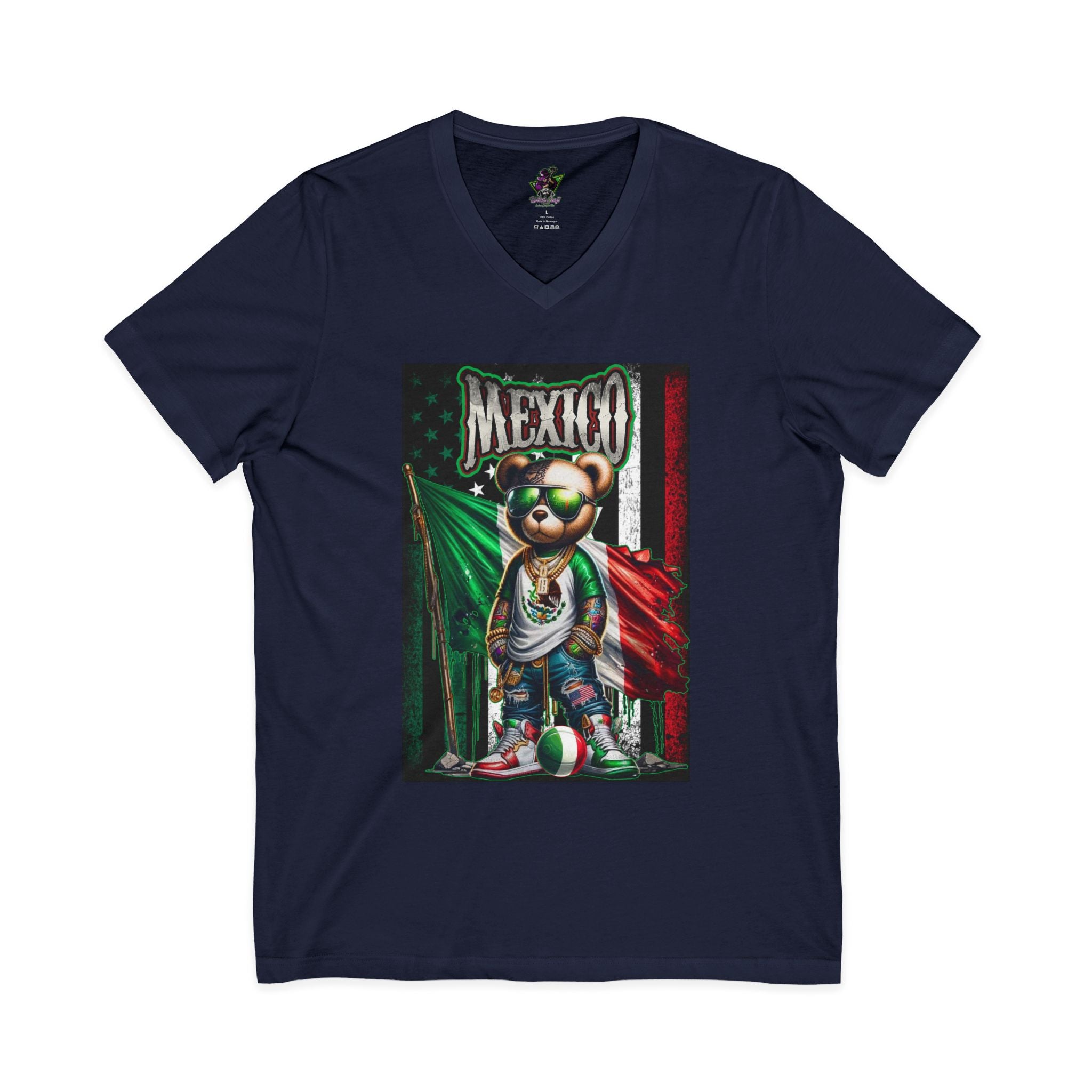 Mexico Teddy Bear / V-Neck Tee
