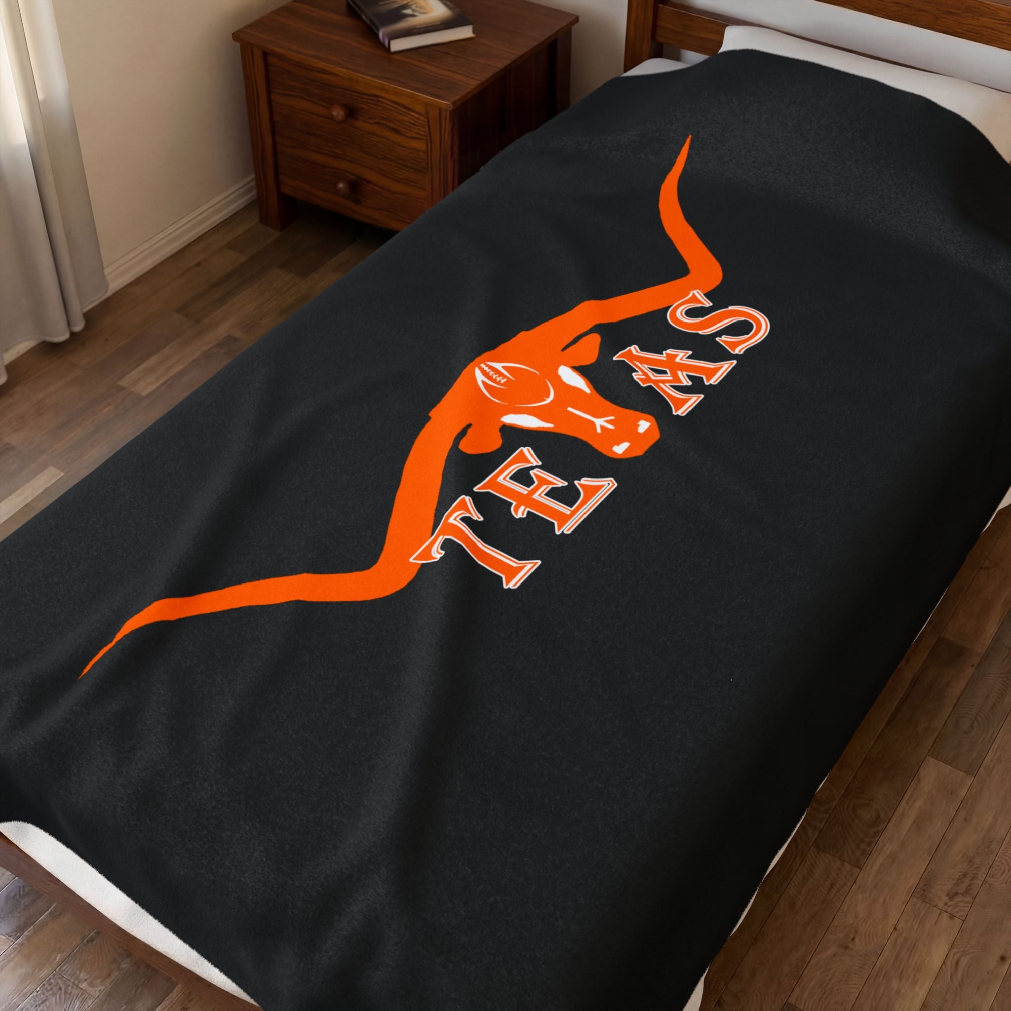 Texas Longhorns 2 / Velveteen Plush Blanket