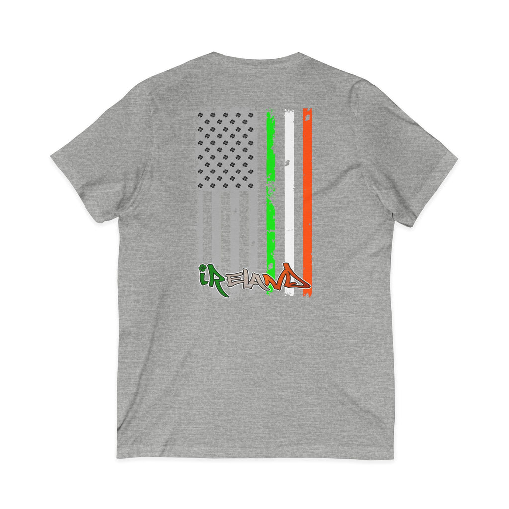 American / Ireland Flag  F&B / V-Neck Tee