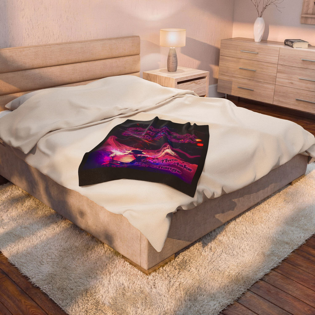 Life Being A Color / Velveteen Plush Blanket