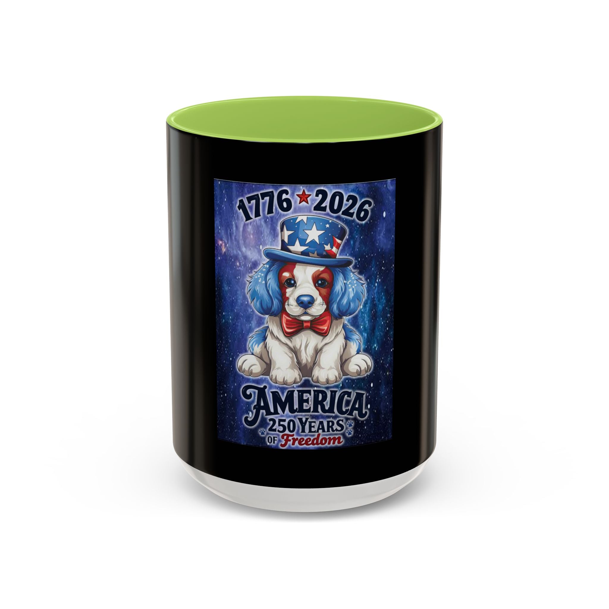 America Puppy 250th / Accent Coffee Mug 11/15oz