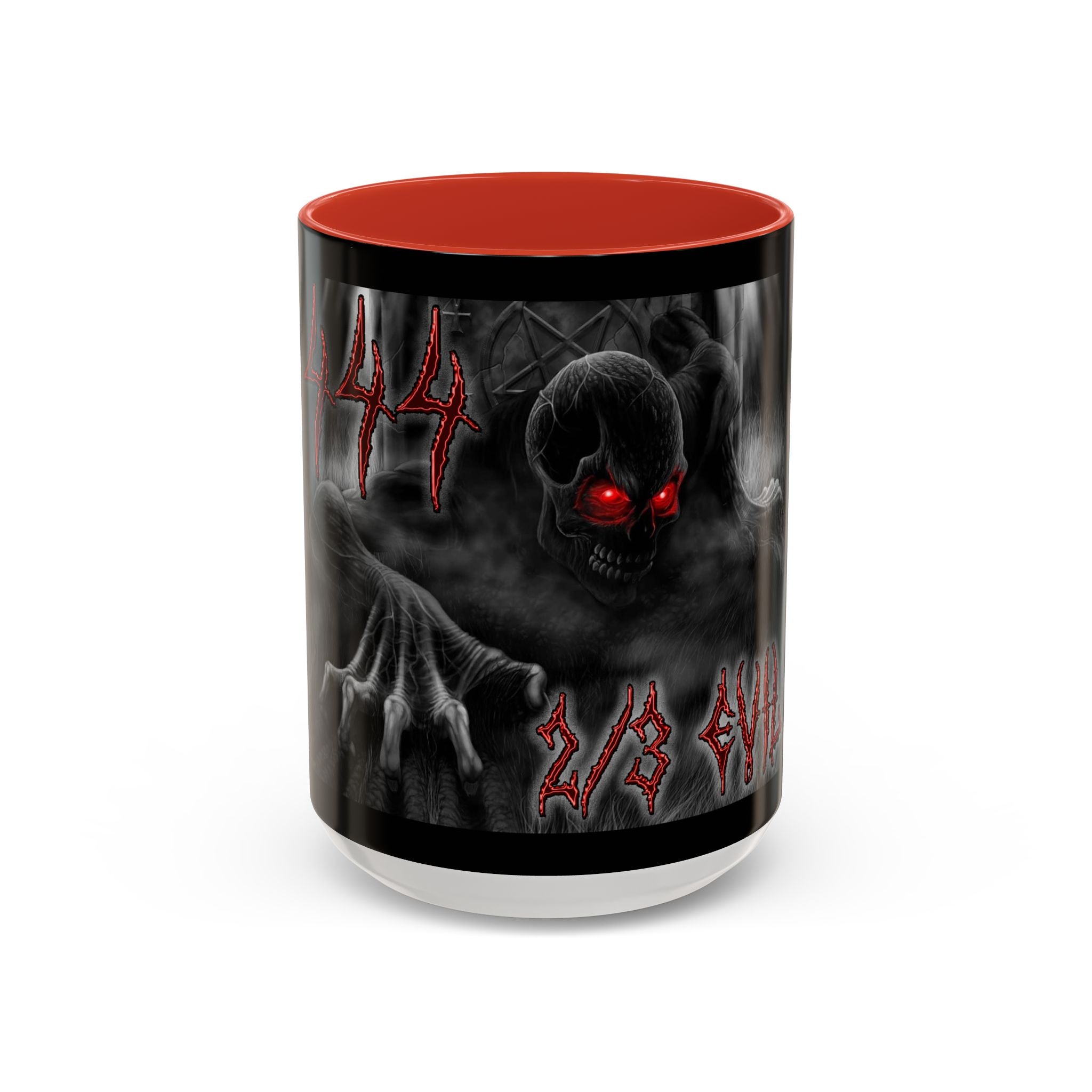 2/3 Evil Demon / Accent Coffee Mug 11/15oz