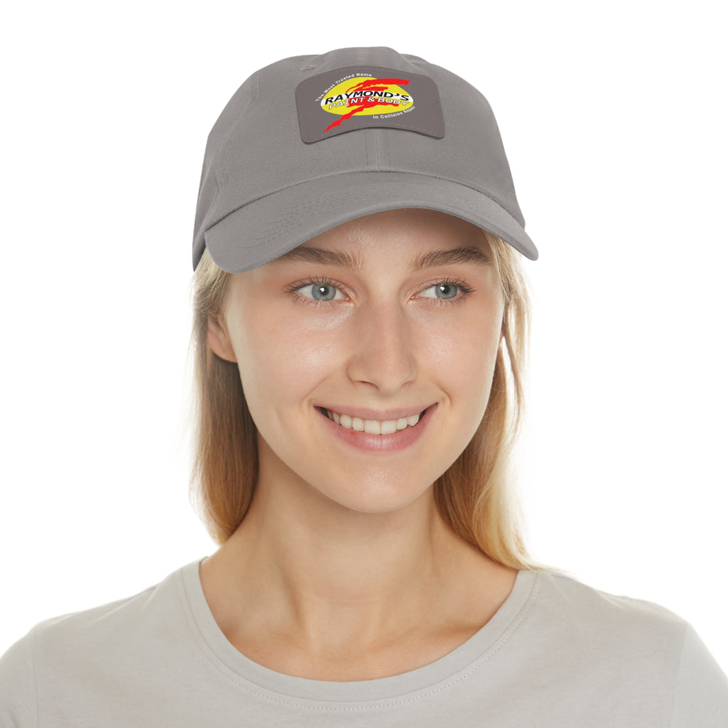Raymond's Paint & Body Logo / Leather Patch Hat