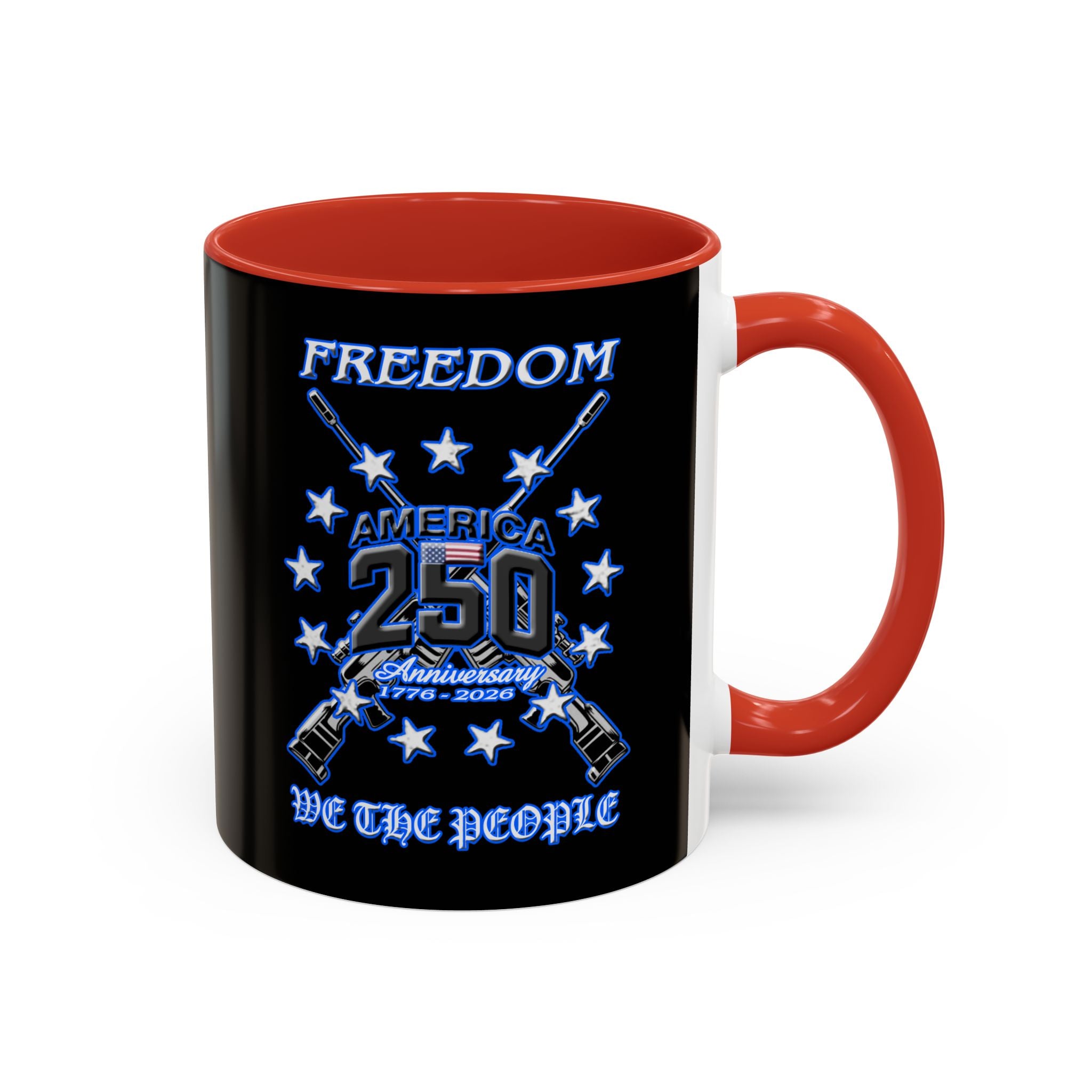 250 Anniversary Freedom 1776–2026 / Accent Coffee Mug 11/15oz