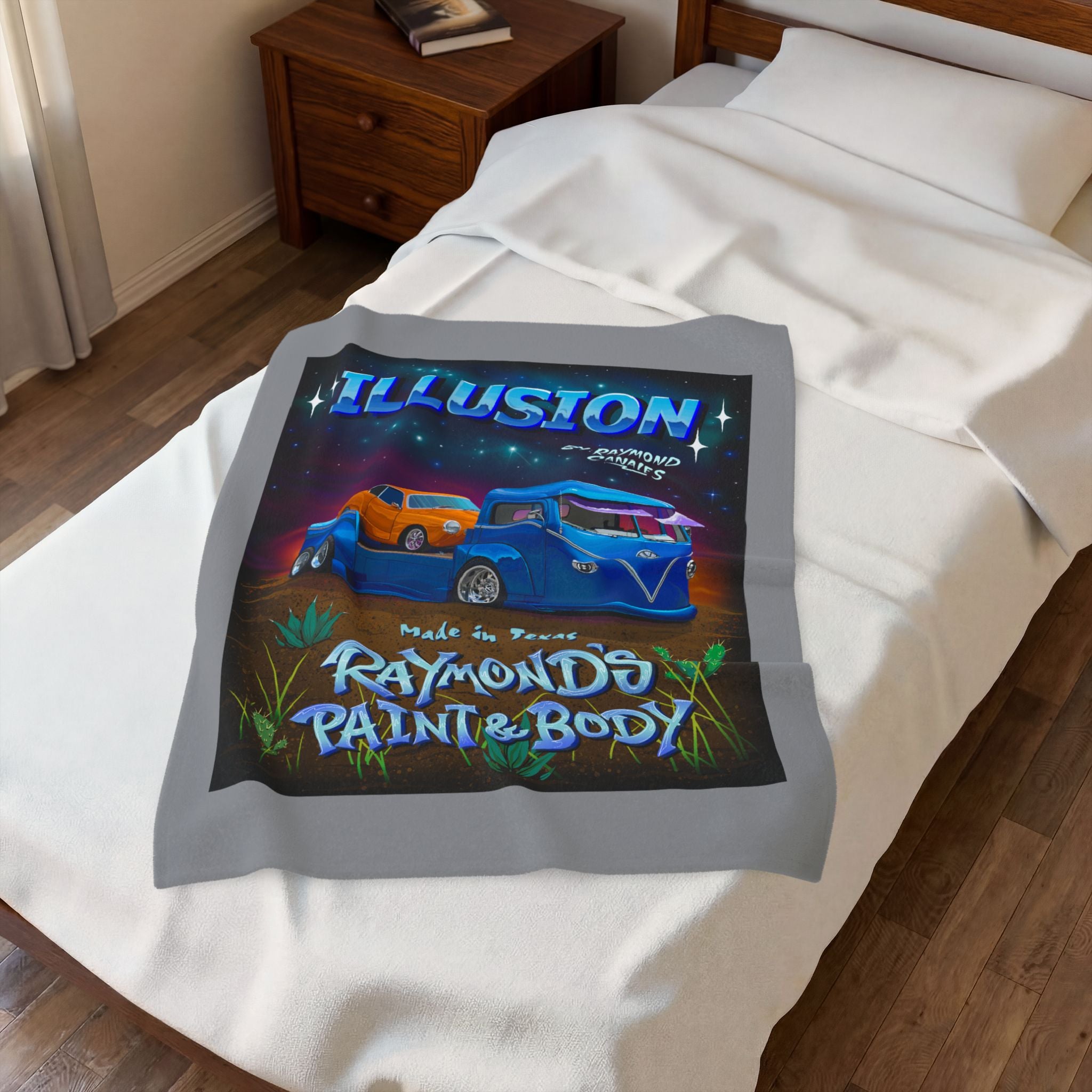 Raymond's Paint & Body 1 / Velveteen Plush Blanket