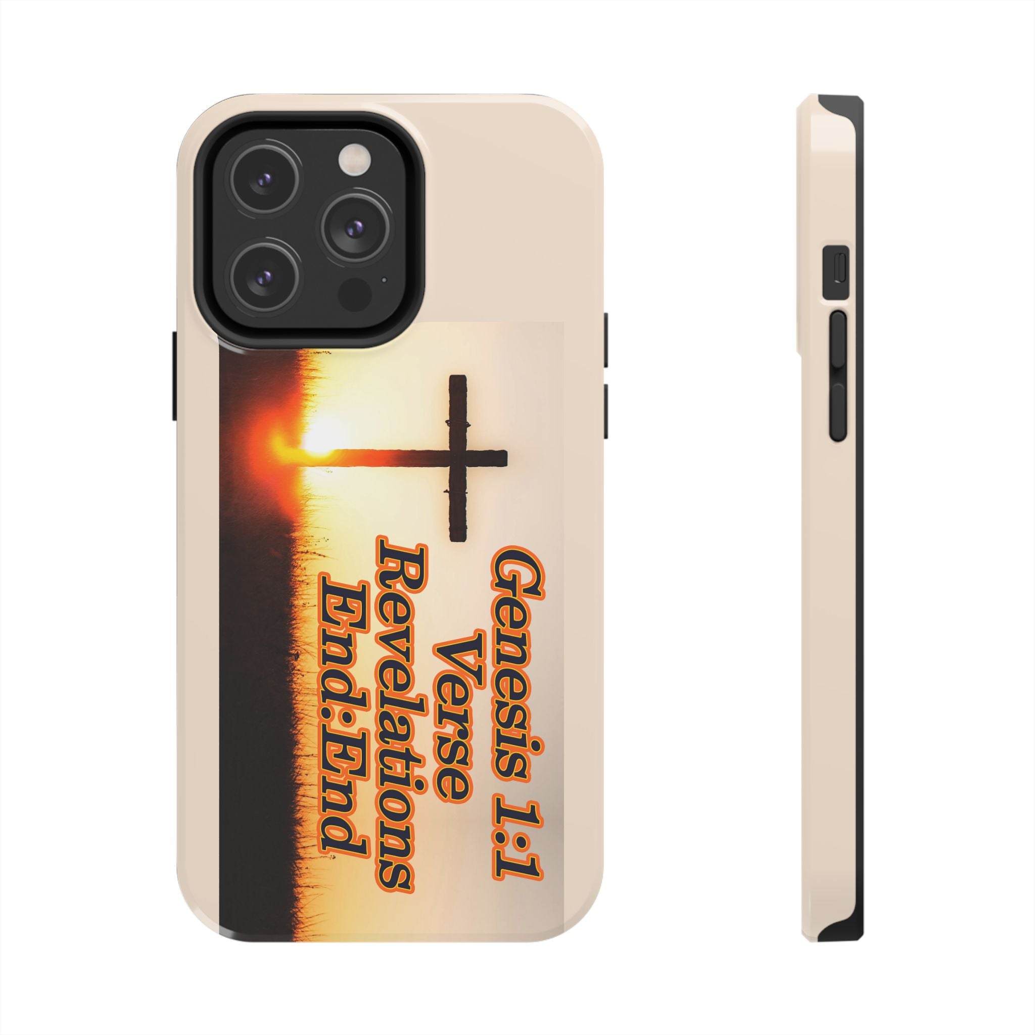 Genesis 1:1 Verse Revelations End:End / Tough Phone Case