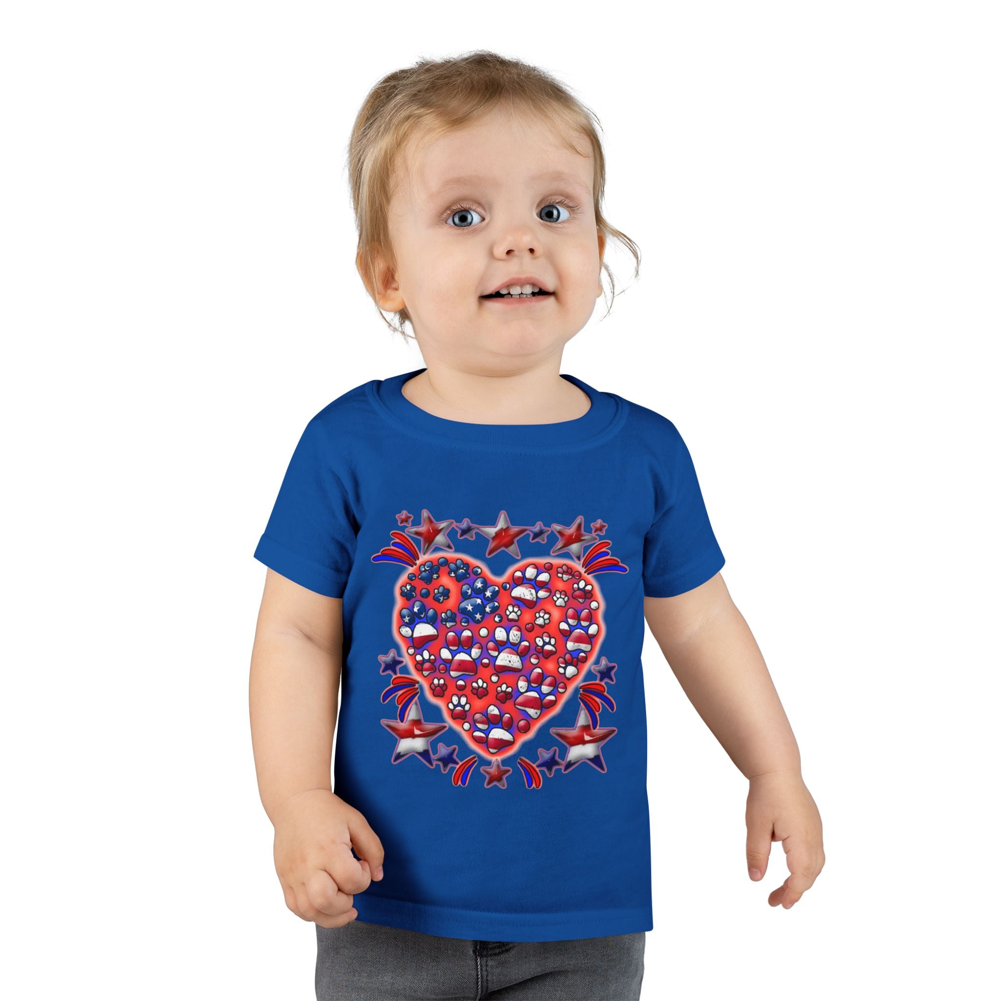 Patriotic Dog Heart / Toddler
