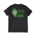 2/3 Evil Punk Skull / V-Neck Shirt