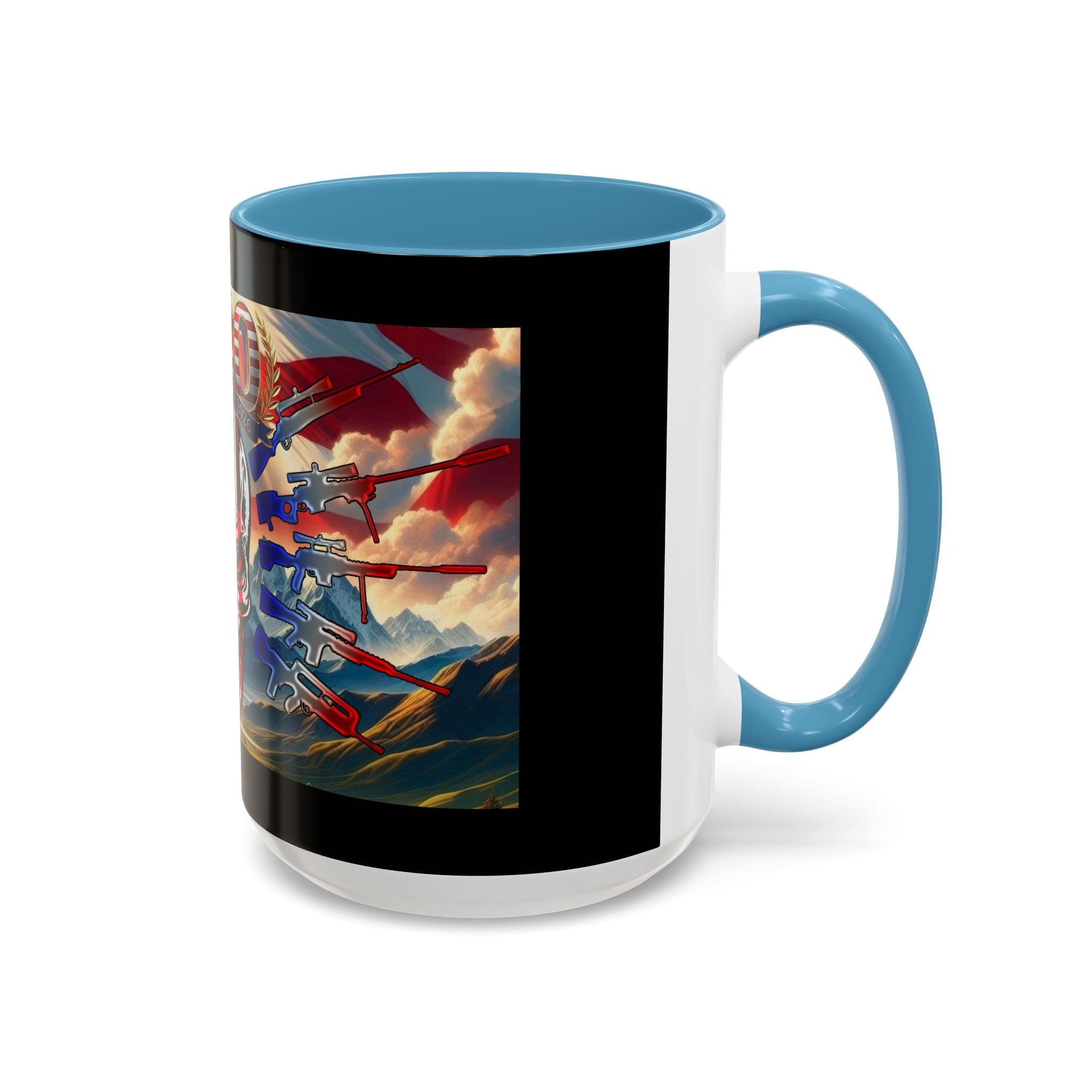 Skull & Guns 250th / Accent Coffee Mug 11/15 oz
