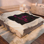 Mind Your Business Girl Stripper / Velveteen Plush Blanket