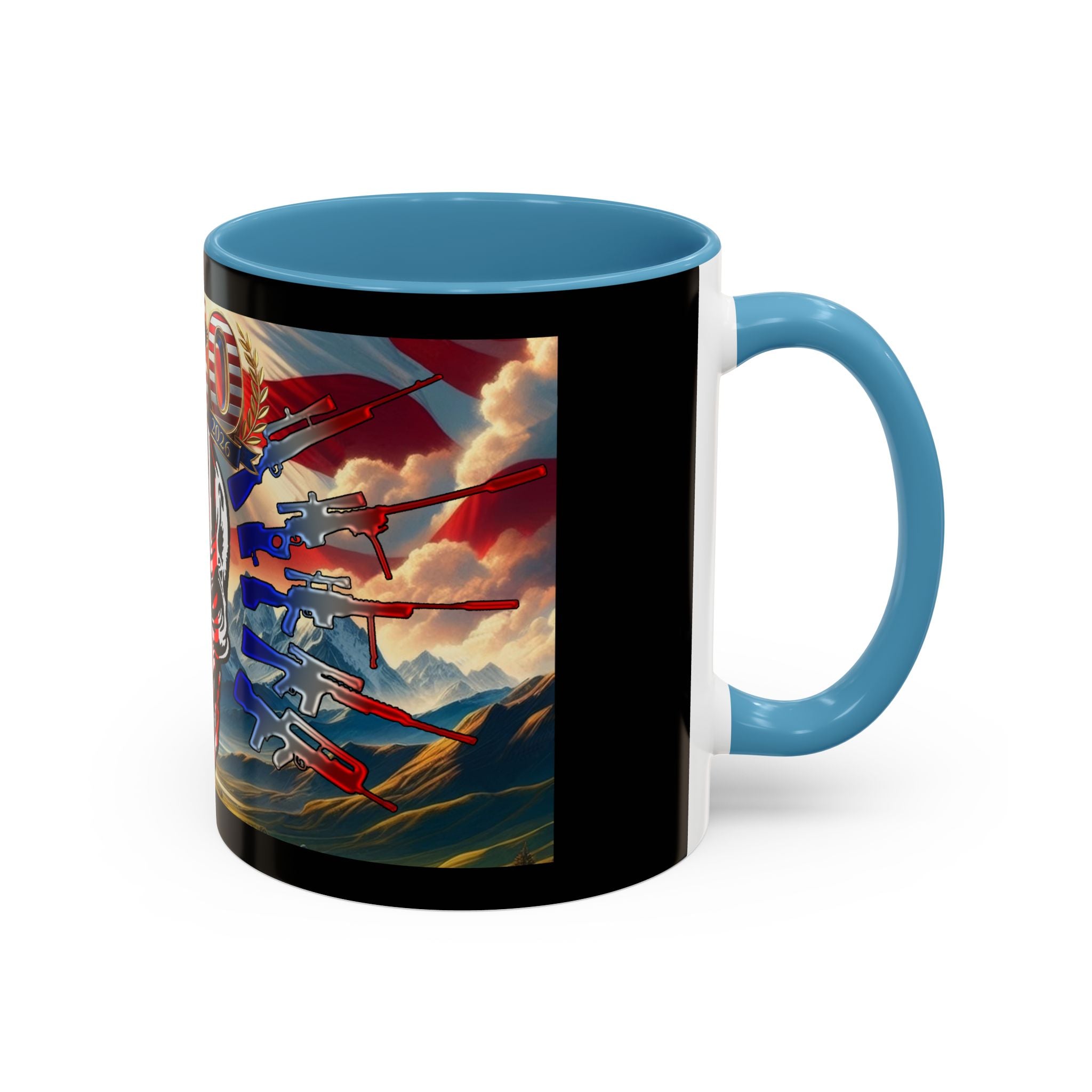 Skull & Guns 250th / Accent Coffee Mug 11/15 oz