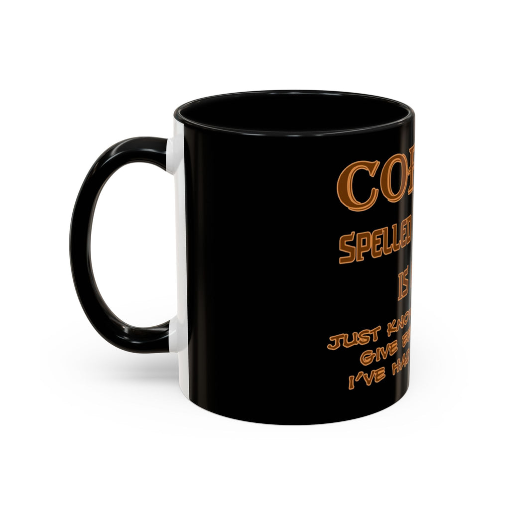 Coffee Spelled Backwards Is EEFFOC / Accent Coffee Mug 11/15oz
