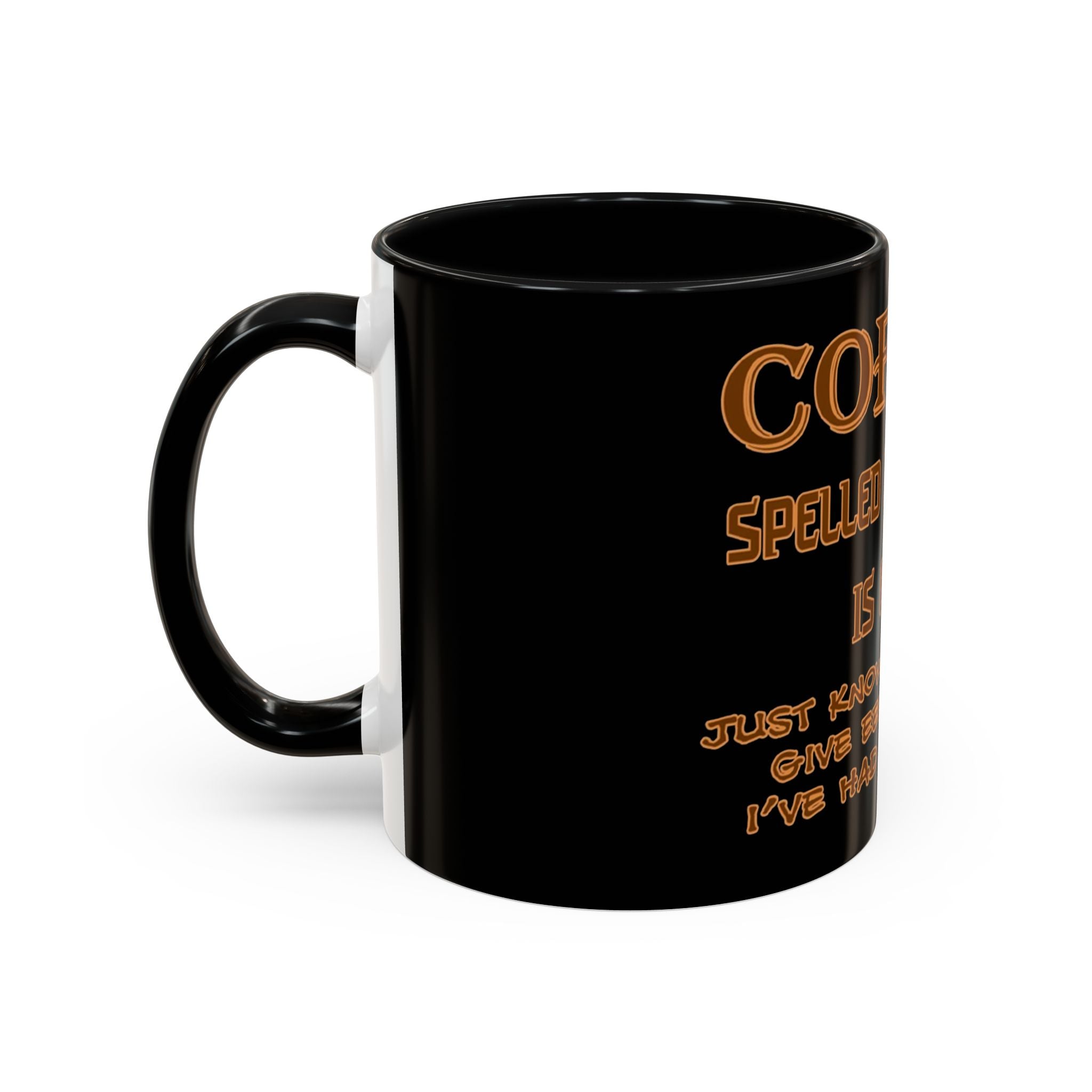 Coffee Spelled Backwards Is EEFFOC / Accent Coffee Mug 11/15oz