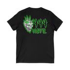 2/3 Evil Punk Skull F&B / V-Neck Shirt
