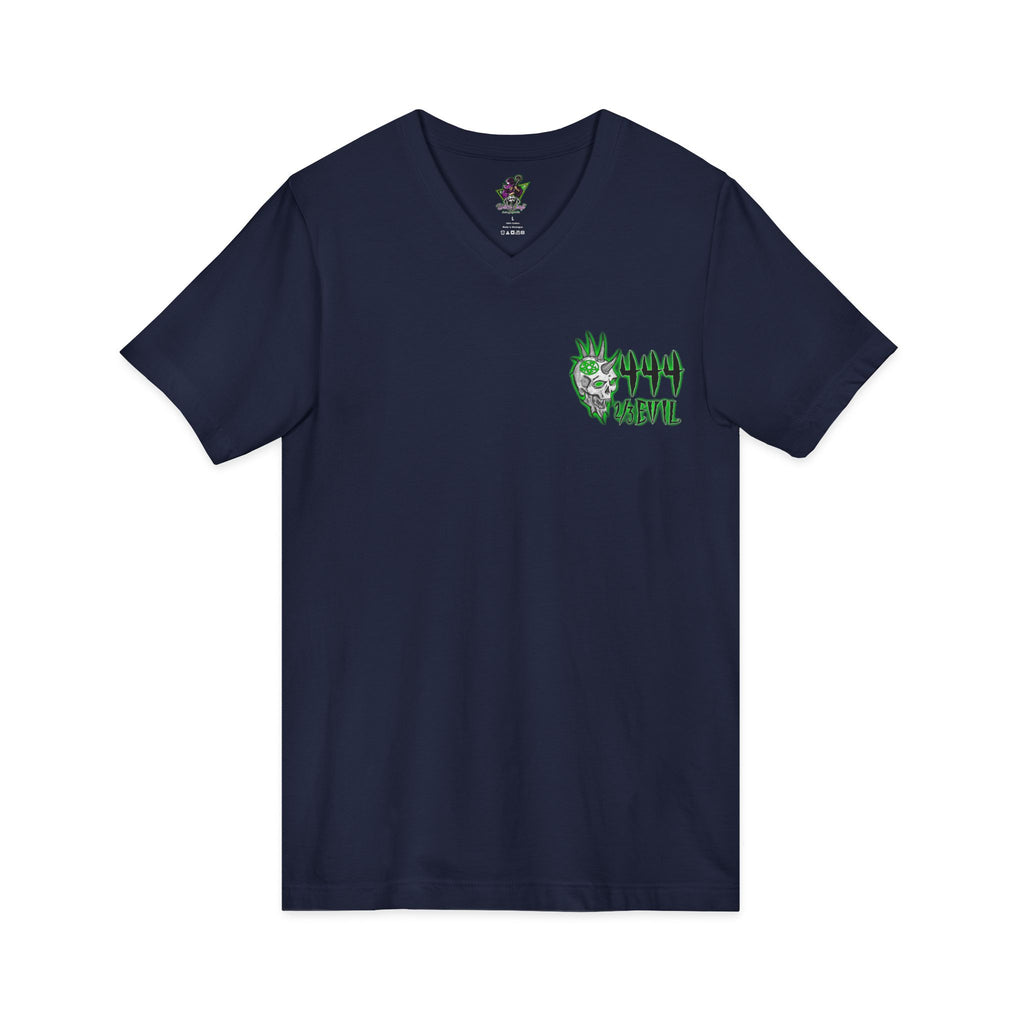 2/3 Evil Punk Skull / V-Neck Shirt