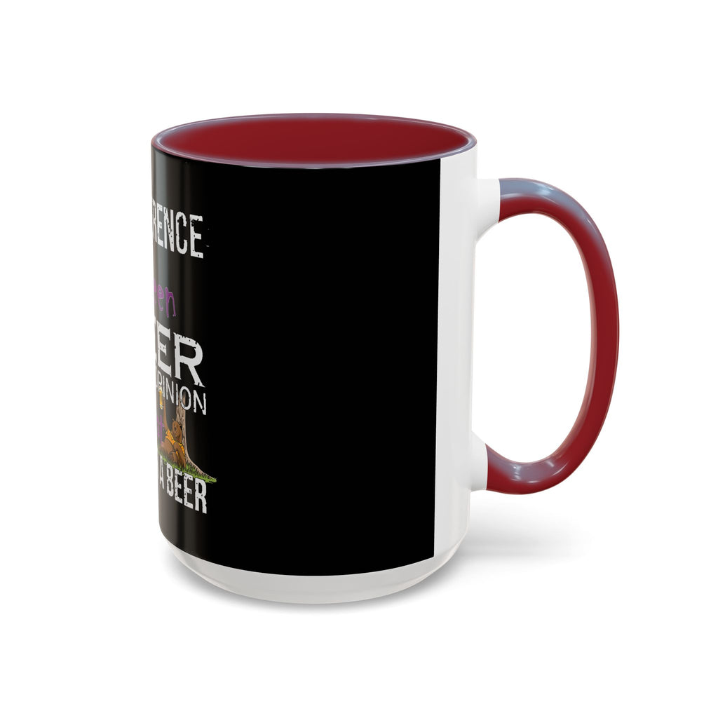Difference Between Beer / Accent Coffee Mug 11/15oz