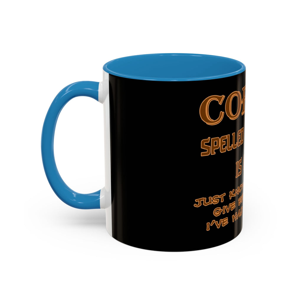 Coffee Spelled Backwards Is EEFFOC / Accent Coffee Mug 11/15oz