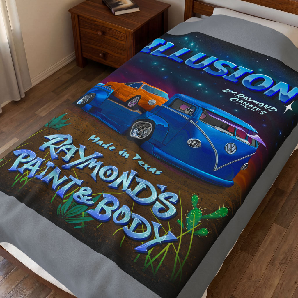 Raymond's Paint & Body 1 / Velveteen Plush Blanket
