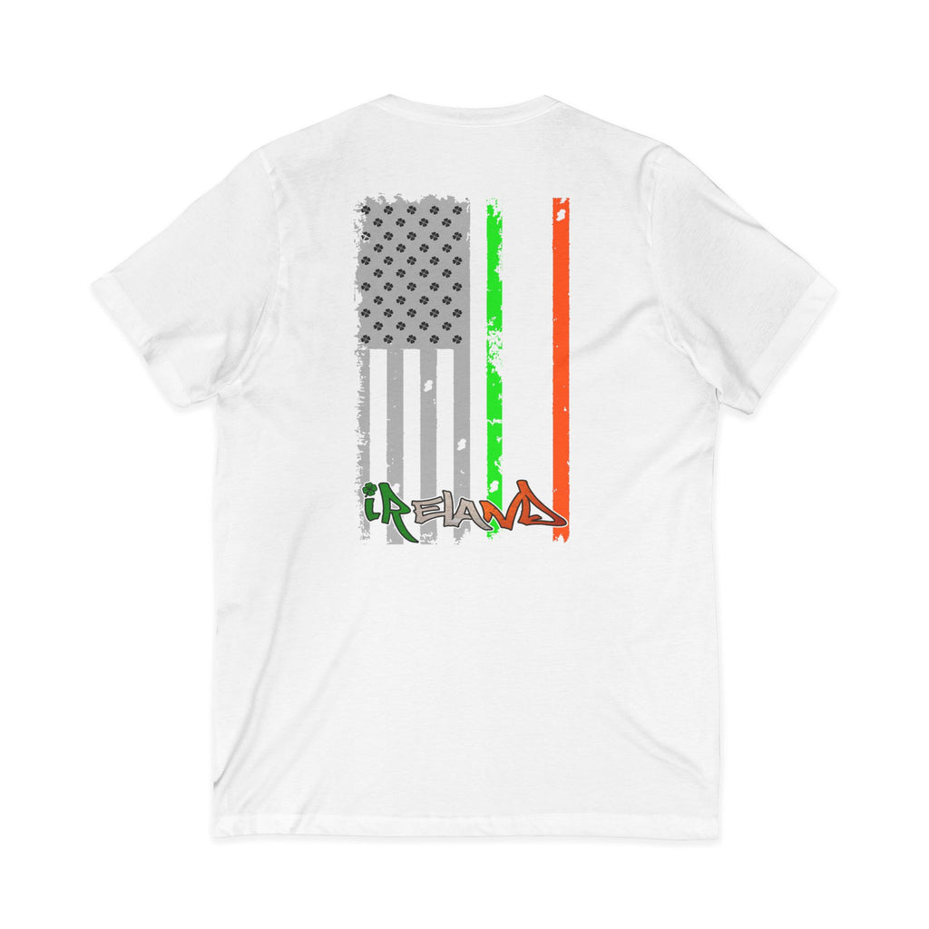American / Ireland Flag  F&B / V-Neck Tee