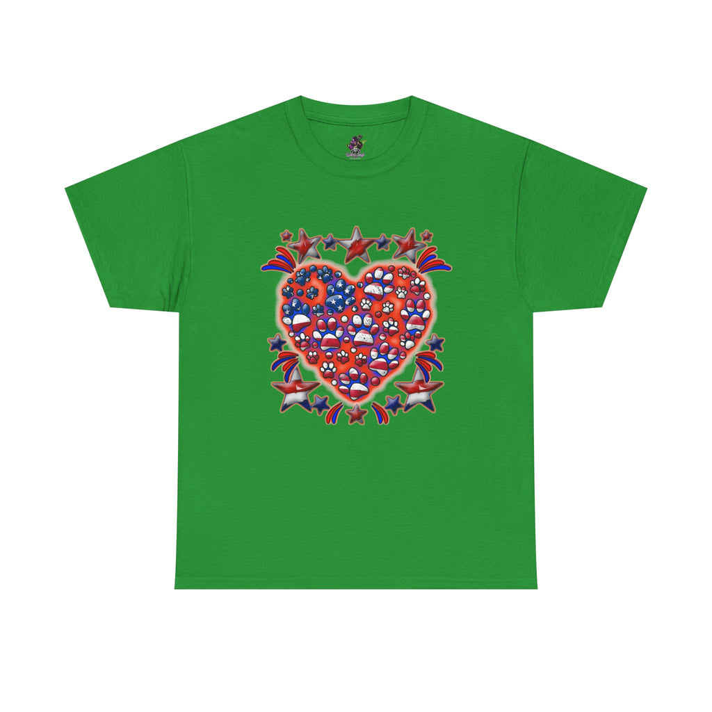 Patriotic Dog Heart