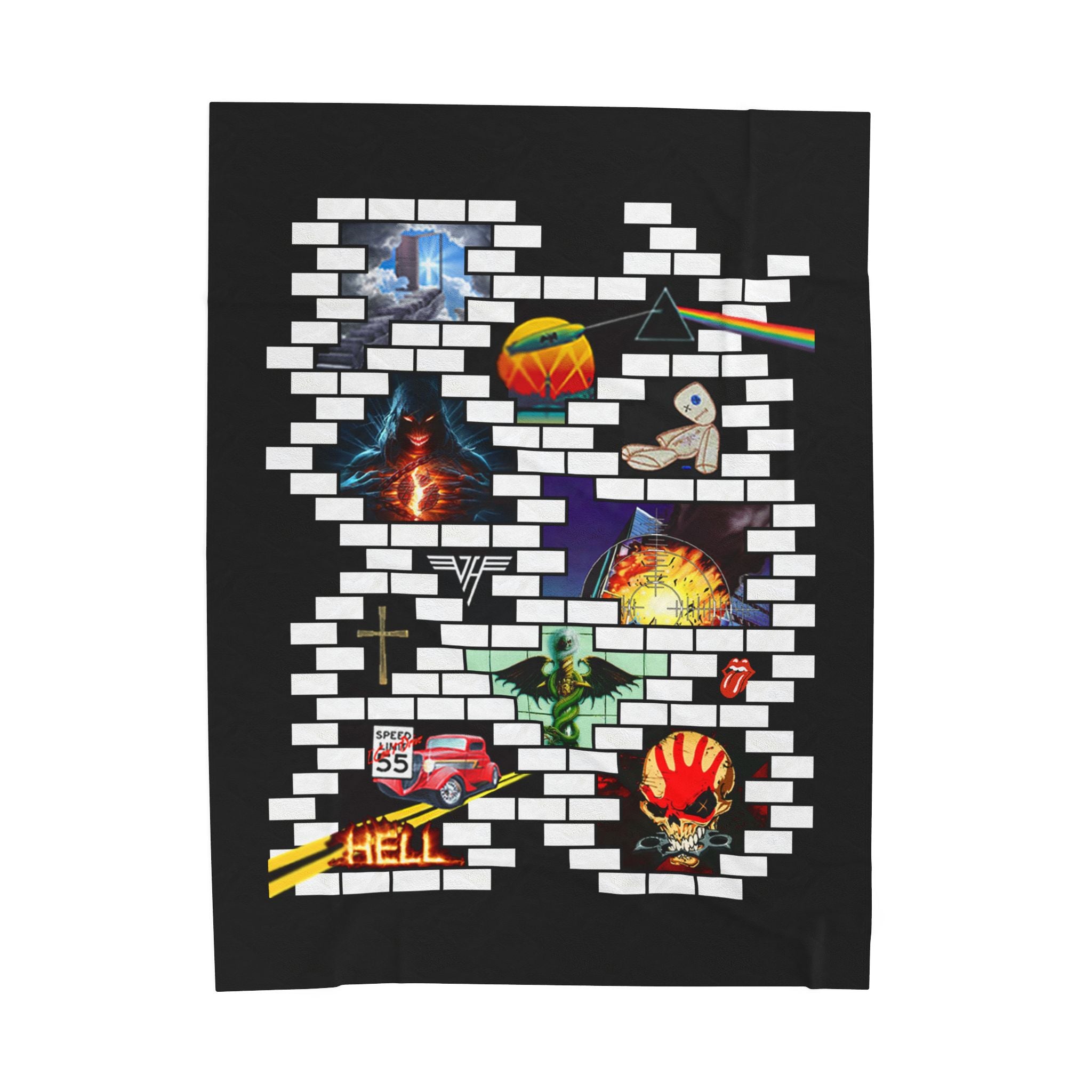 Collection Of Rock / Velveteen Plush Blanket
