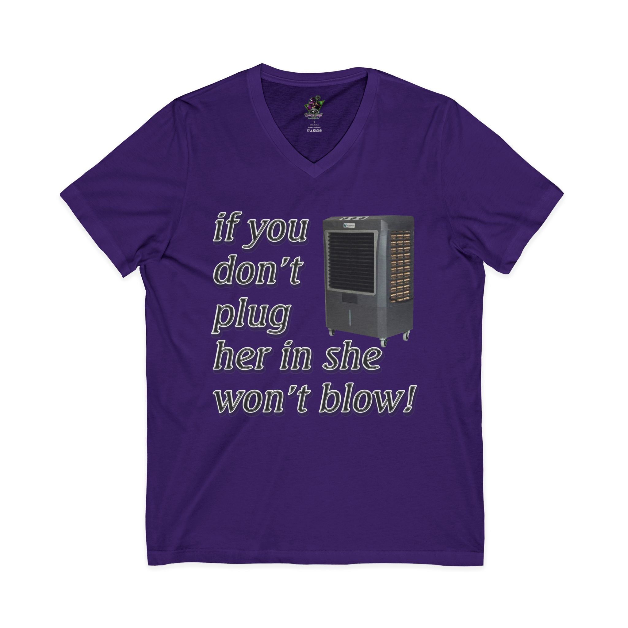 Plug Her In / V-Neck Tee