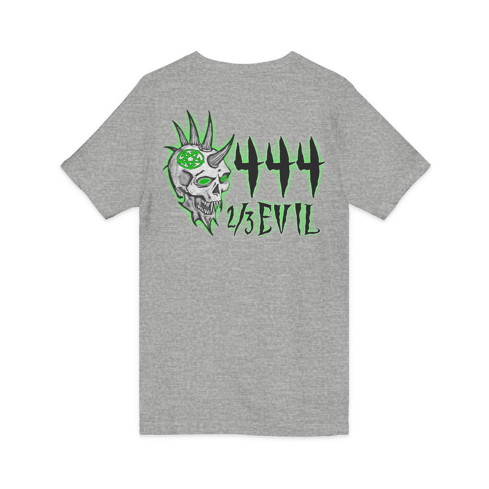 2/3 Evil Punk Skull / V-Neck Shirt