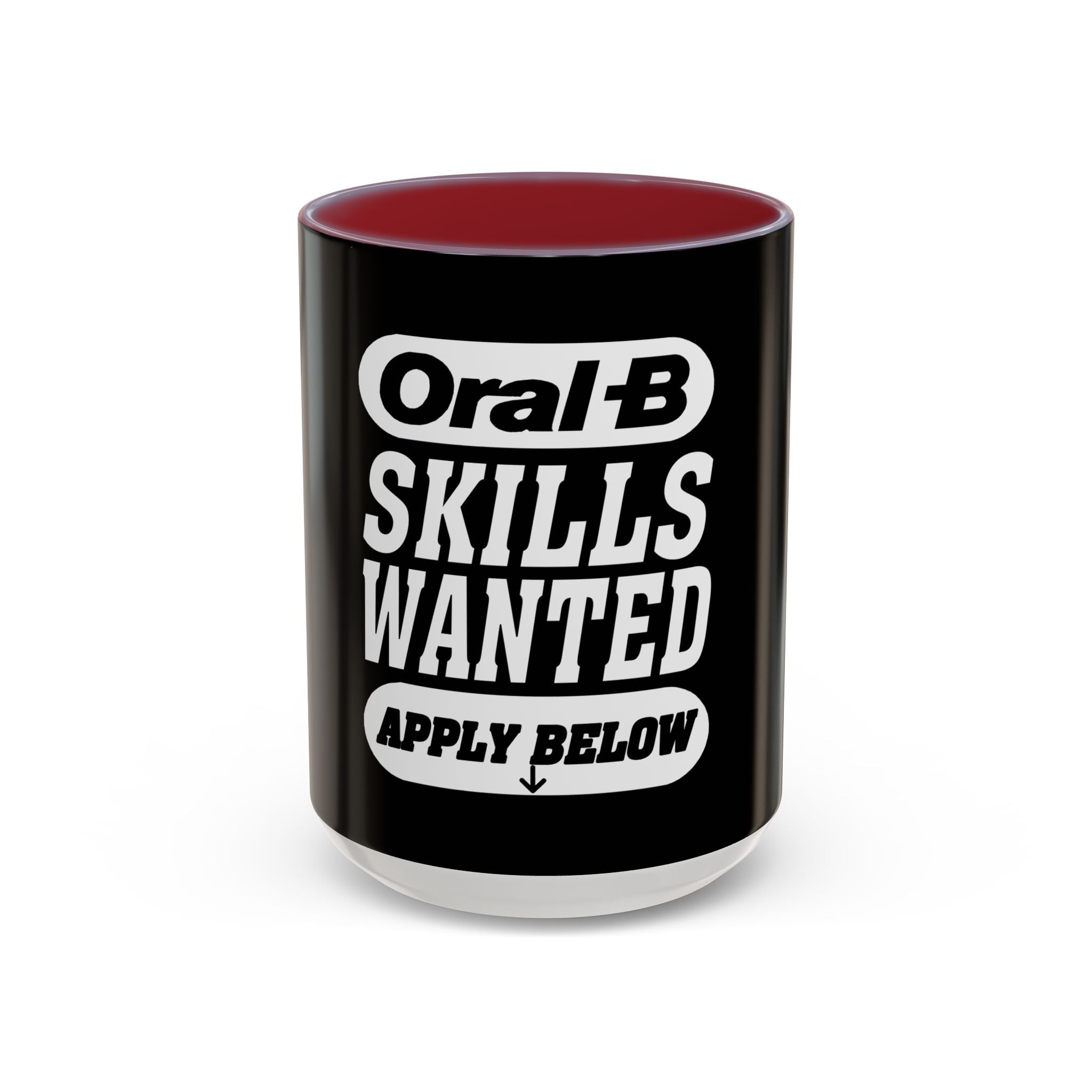 Oral-B Skills Wanted /Accent Coffee Mug 11/15oz