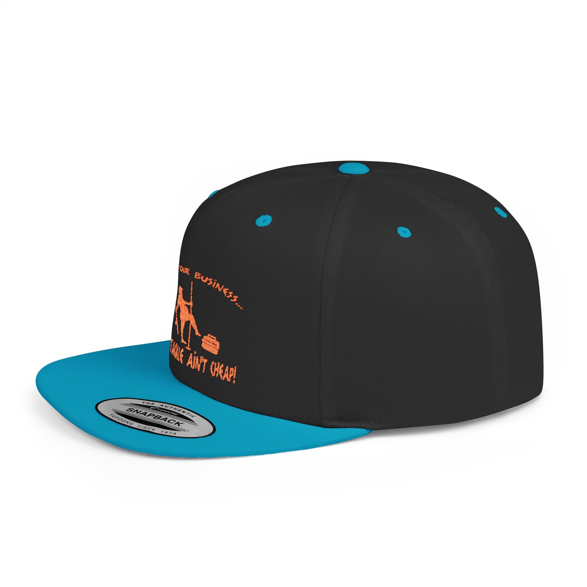 Mind Your Business Guy Stripper/ Flat Bill Snapback