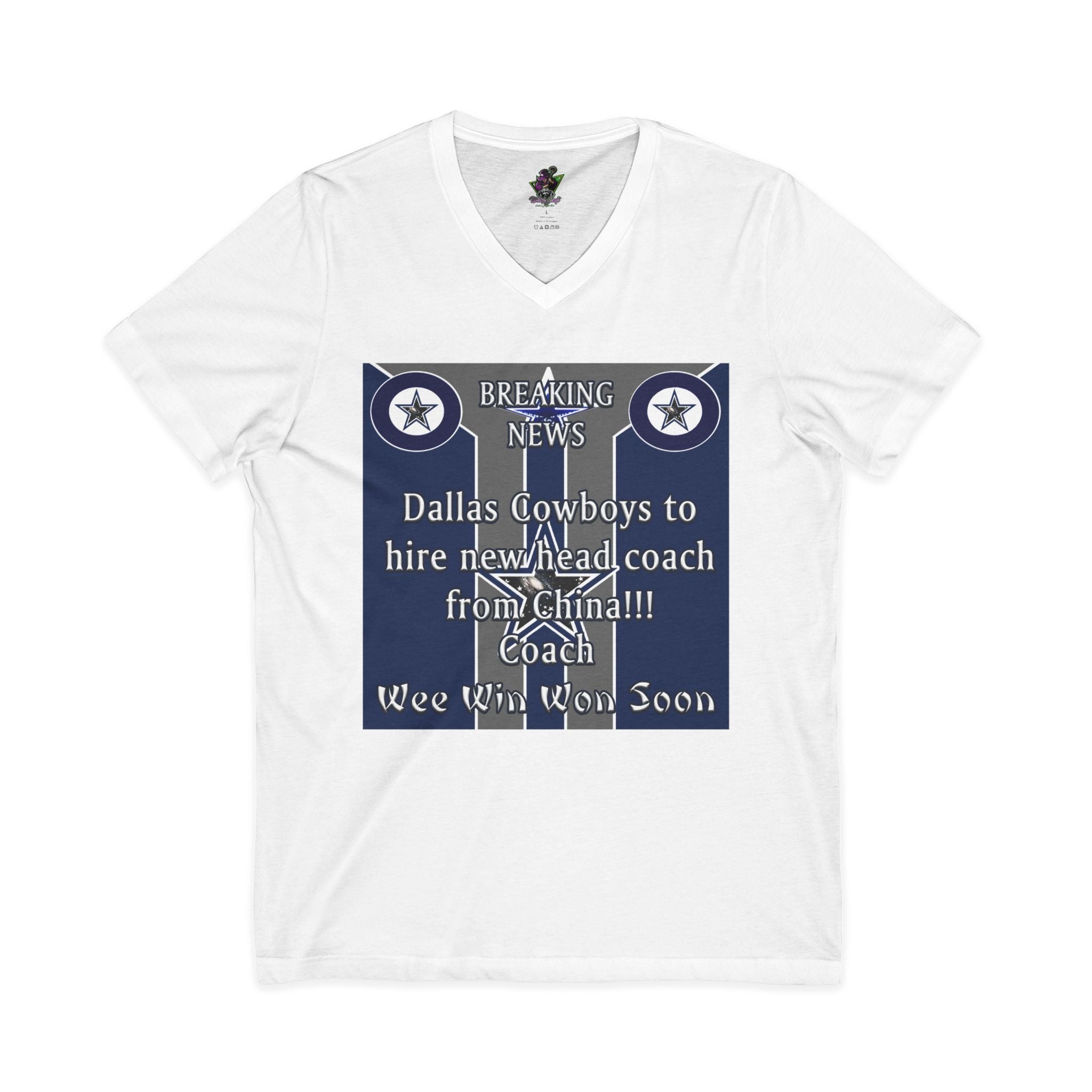 Wee Win Won Soon / V-Neck Tee