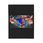 Skull & Guns 250th / Velveteen Plush Blanket