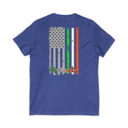 American / Ireland Flag  F&B / V-Neck Tee