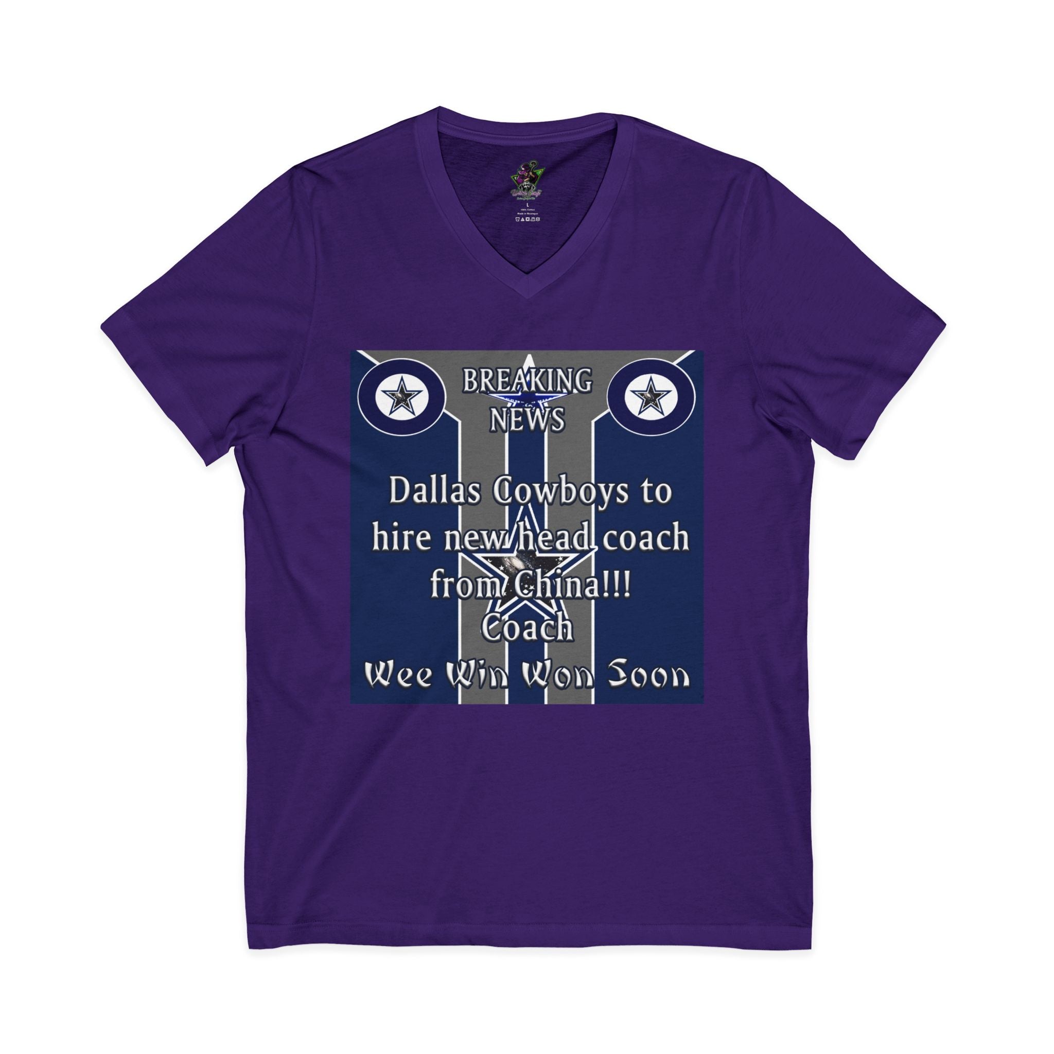 Wee Win Won Soon / V-Neck Tee