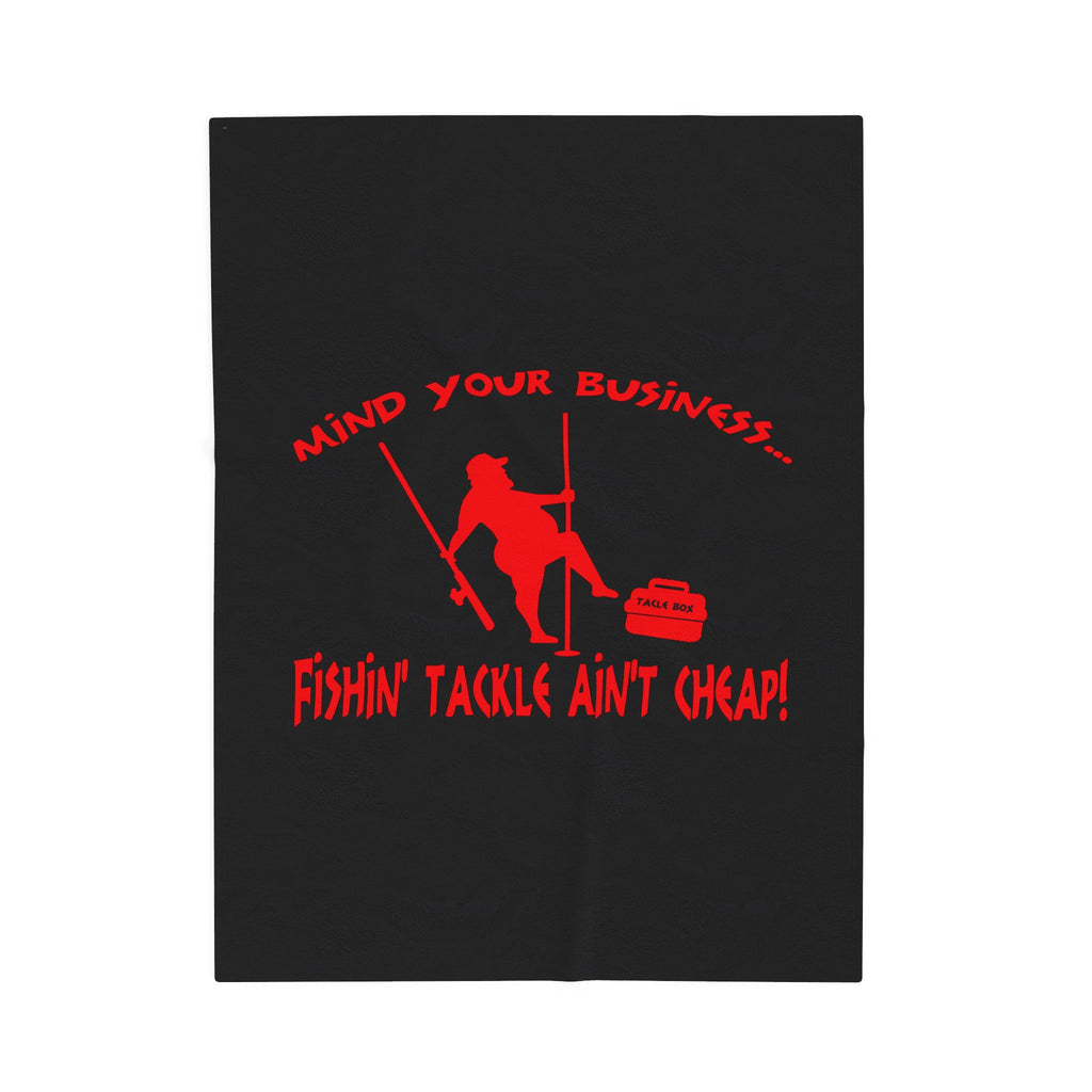 Mind Your Business Guy Stripper / Velveteen Plush Blanket