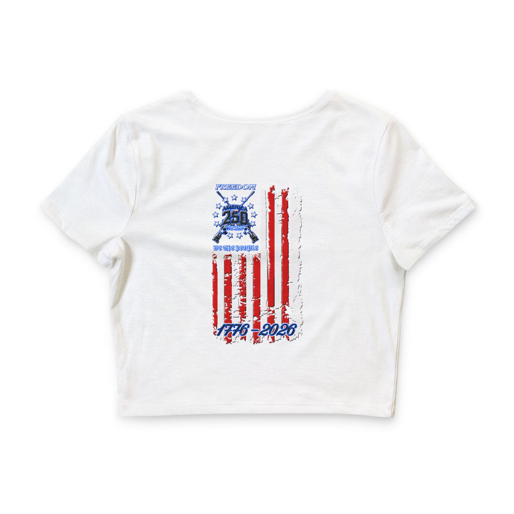 250 Anniversary Freedom 1776–2026 / Crop Tee