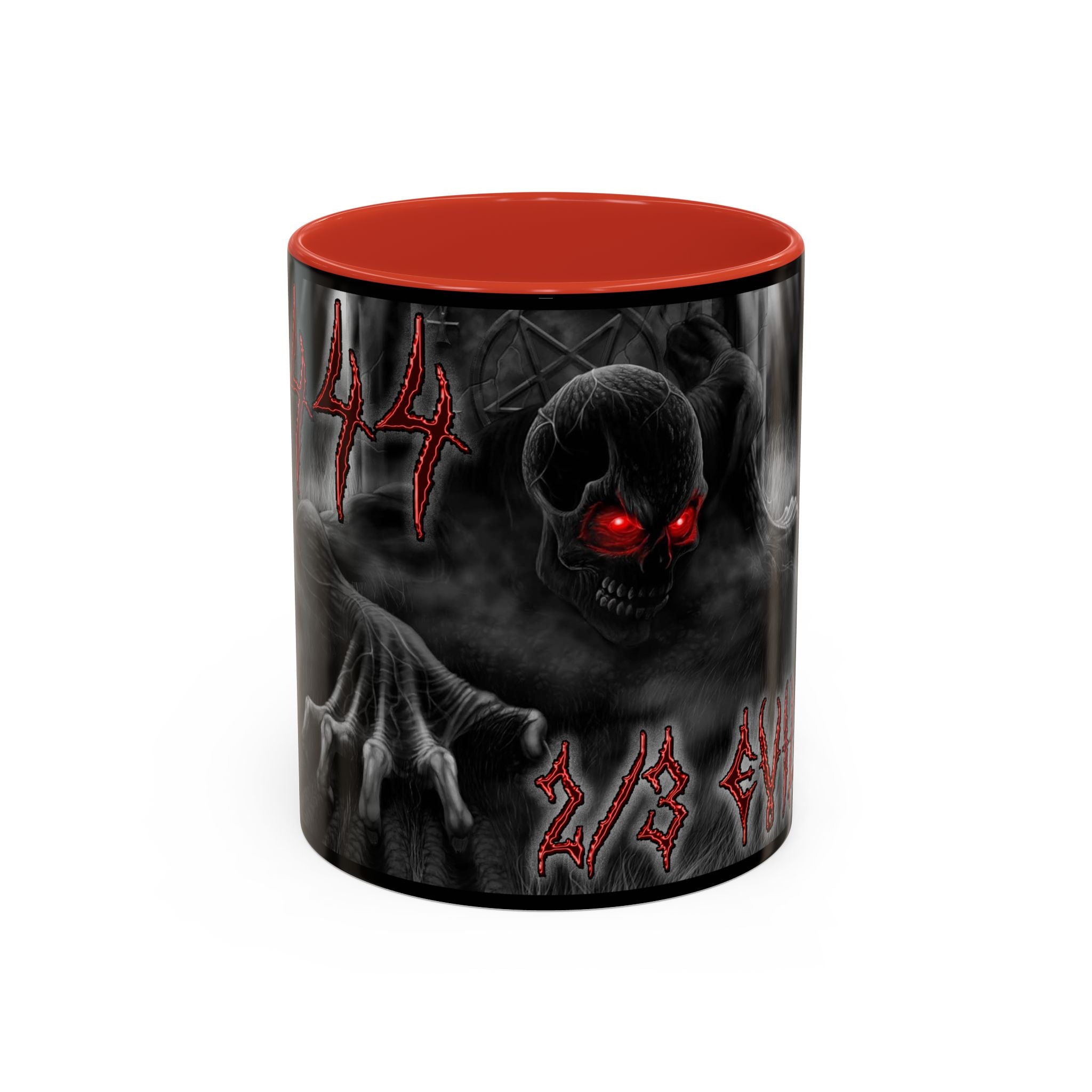 2/3 Evil Demon / Accent Coffee Mug 11/15oz