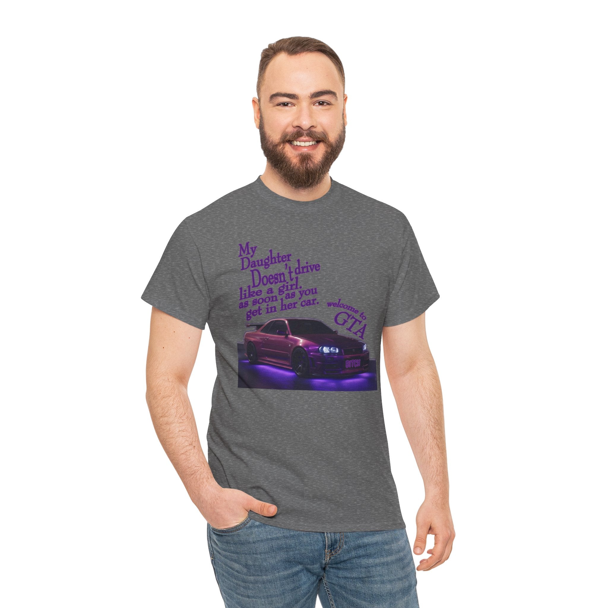 Daughter Doesn’t Drive Like A Girl Purple