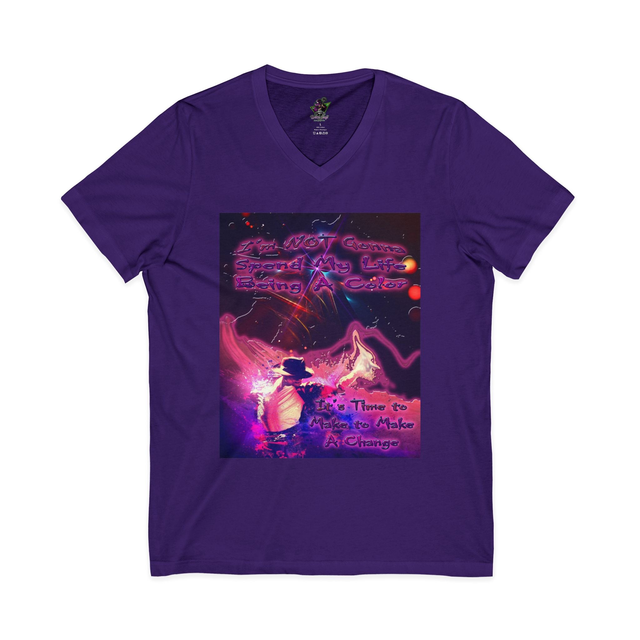 Life Being A Color / V-Neck Tee