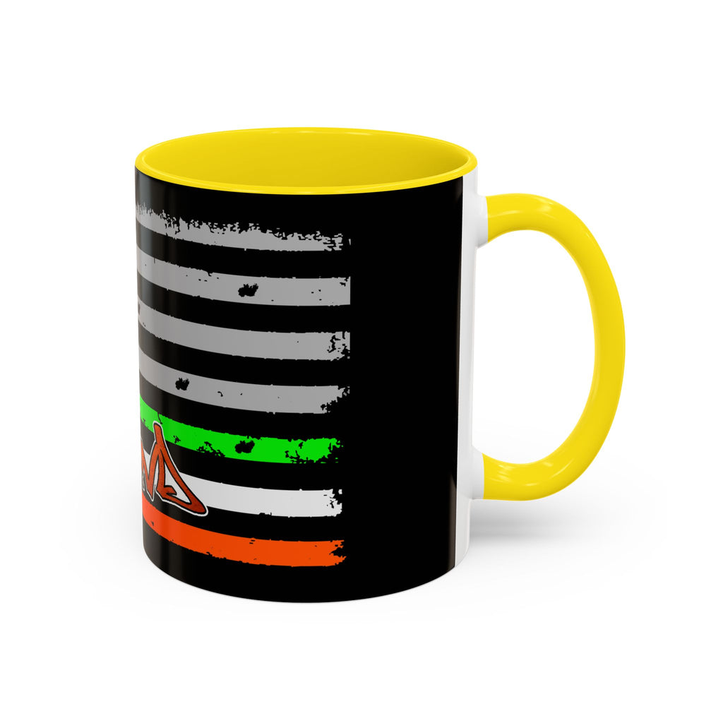 American/Ireland Flag / Accent Coffee Mug 11/15oz