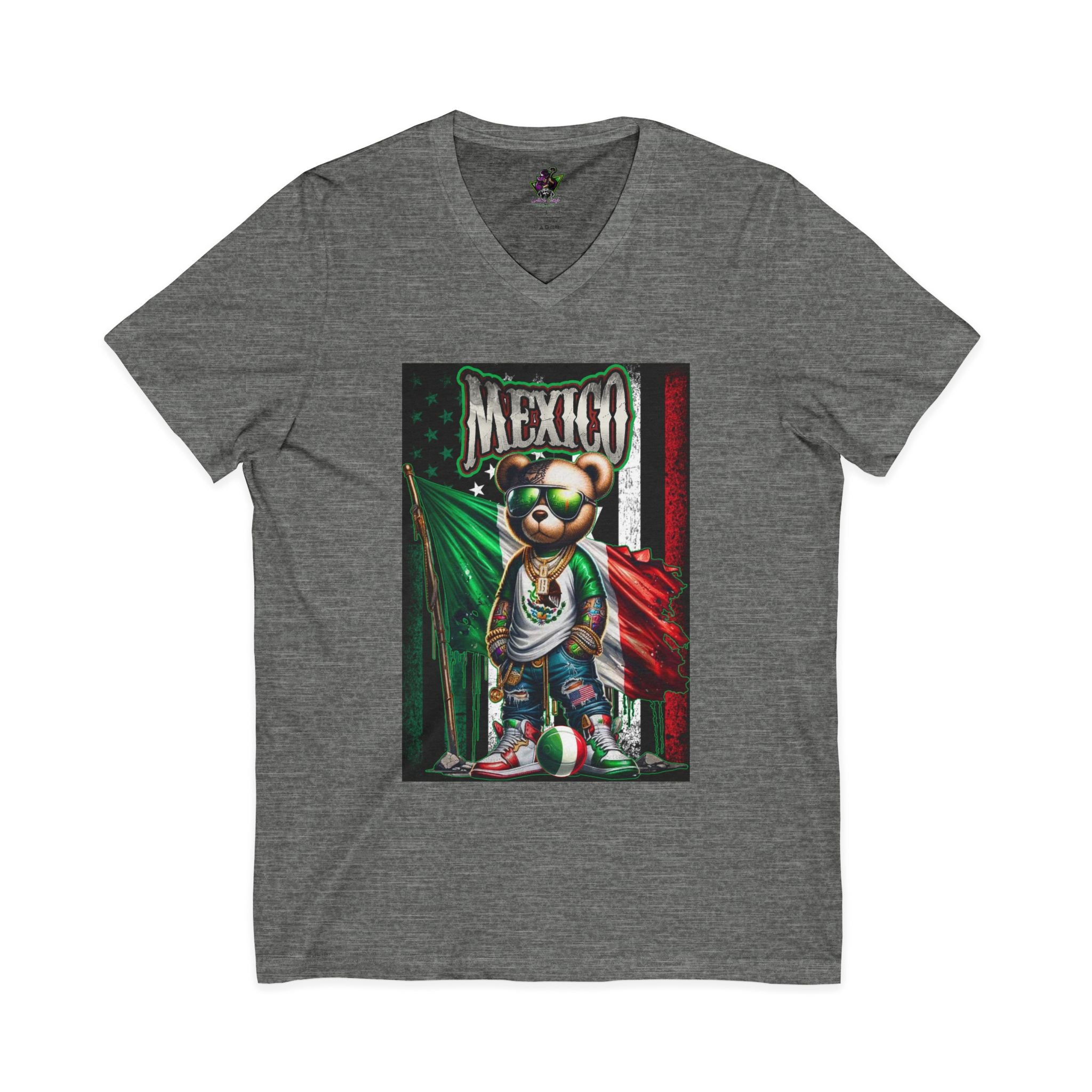 Mexico Teddy Bear / V-Neck Tee