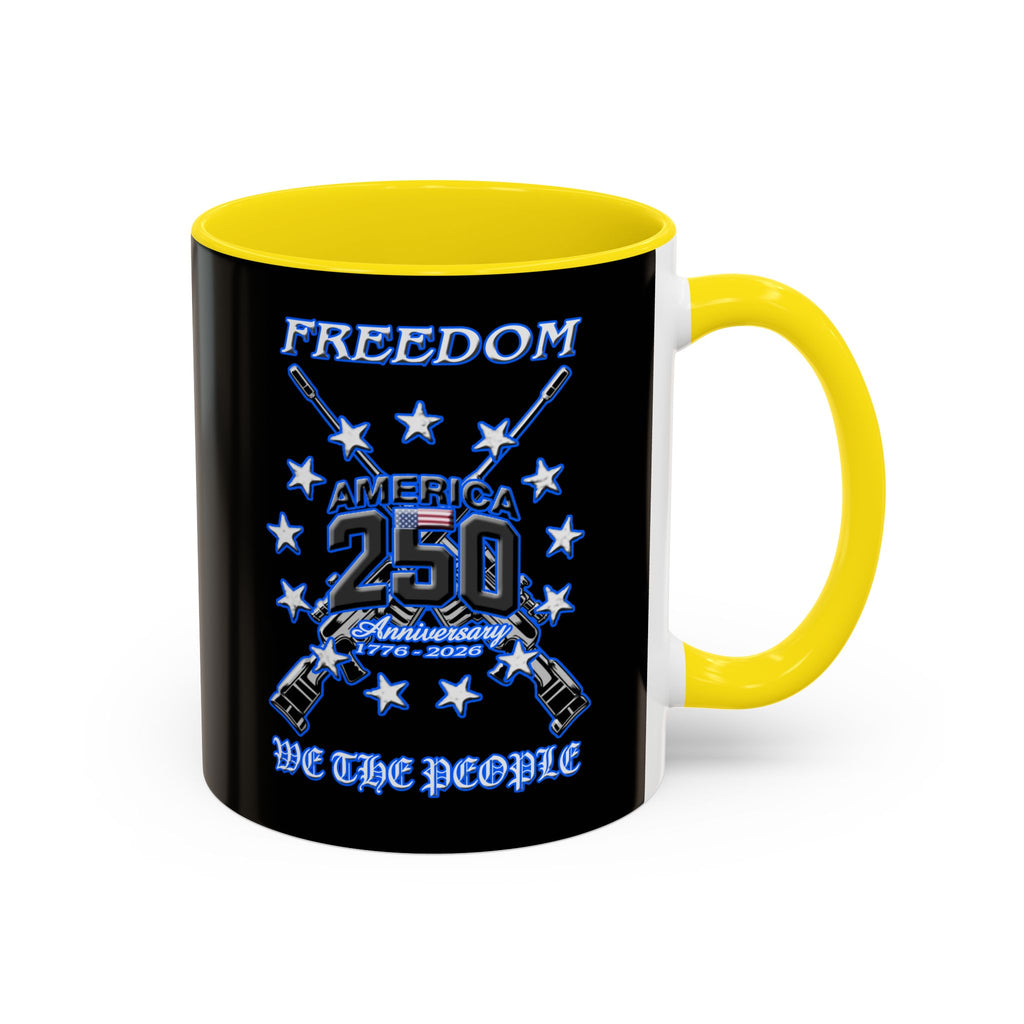 250 Anniversary Freedom 1776–2026 / Accent Coffee Mug 11/15oz