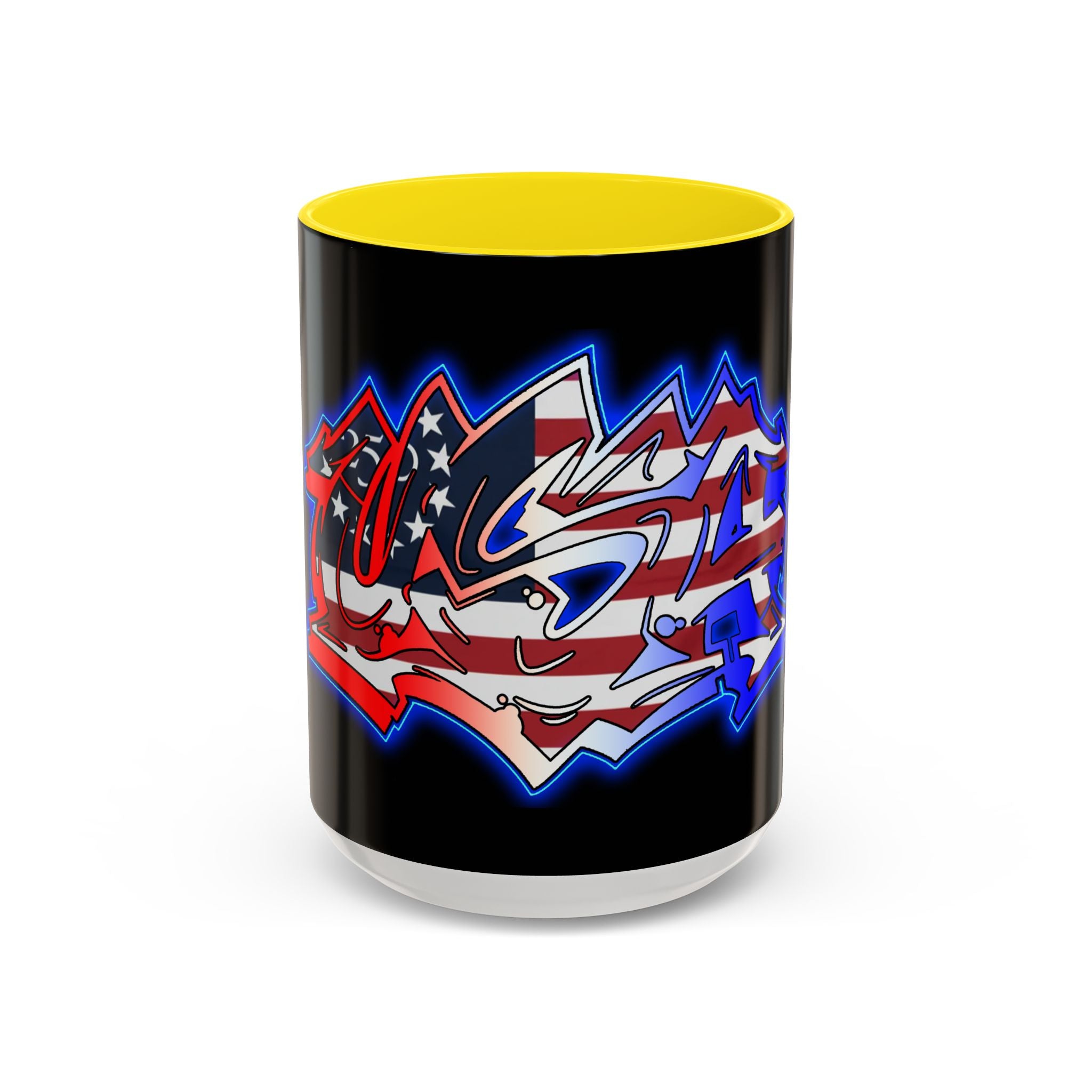 USA Graffiti / Accent Coffee Mug 11/15oz