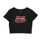 Free Hugs Just Kidding / Crop Top